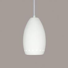 A-19 P1503-A2-BCC - Grenada Pendant: Straw (Black Cord & Canopy)