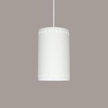 A-19 P205-A17-BCC - Delos Pendant: Jade (Black Cord & Canopy)