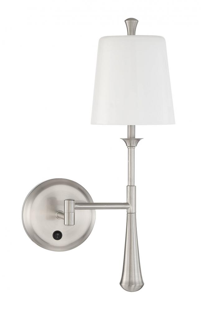 1 Light Swing Arm Wall Sconce