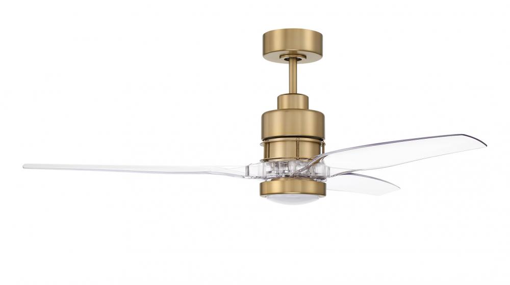 52" Ceiling Fan w/Wi-Fi, DC Motor, Blades, LED Light Kit