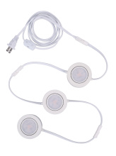 Craftmade CPK1103-W-LED - 3 Pack Under Cabinet Puck 4w LED Light