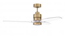 Craftmade SONWF52SB3-CAP - 52" Ceiling Fan w/Wi-Fi, DC Motor, Blades, LED Light Kit