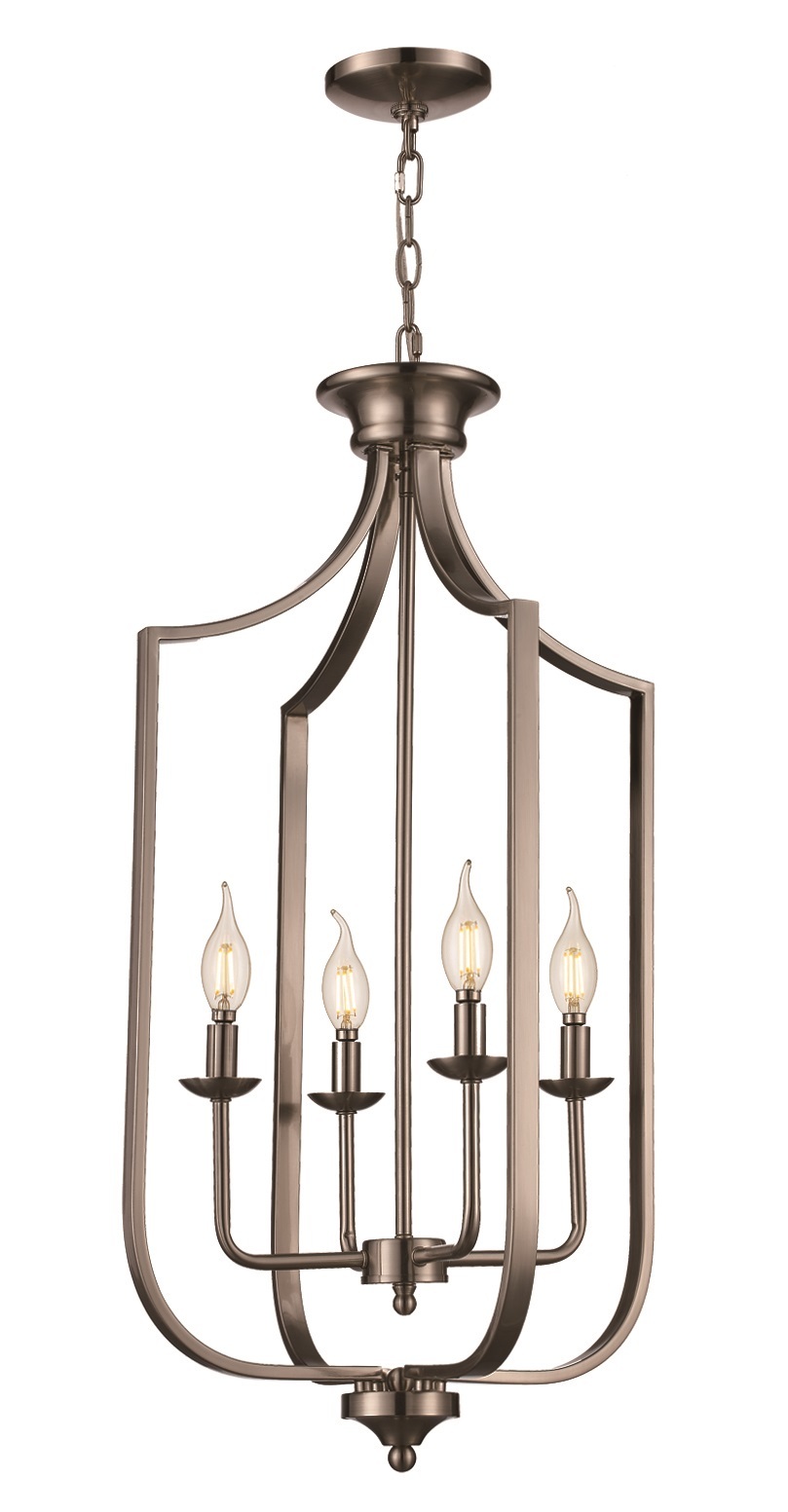 4LT FOYER PENDANT JAX LRG-BN