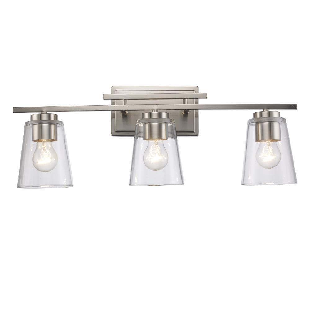 3LT VANITY-CL TAPERED-BN
