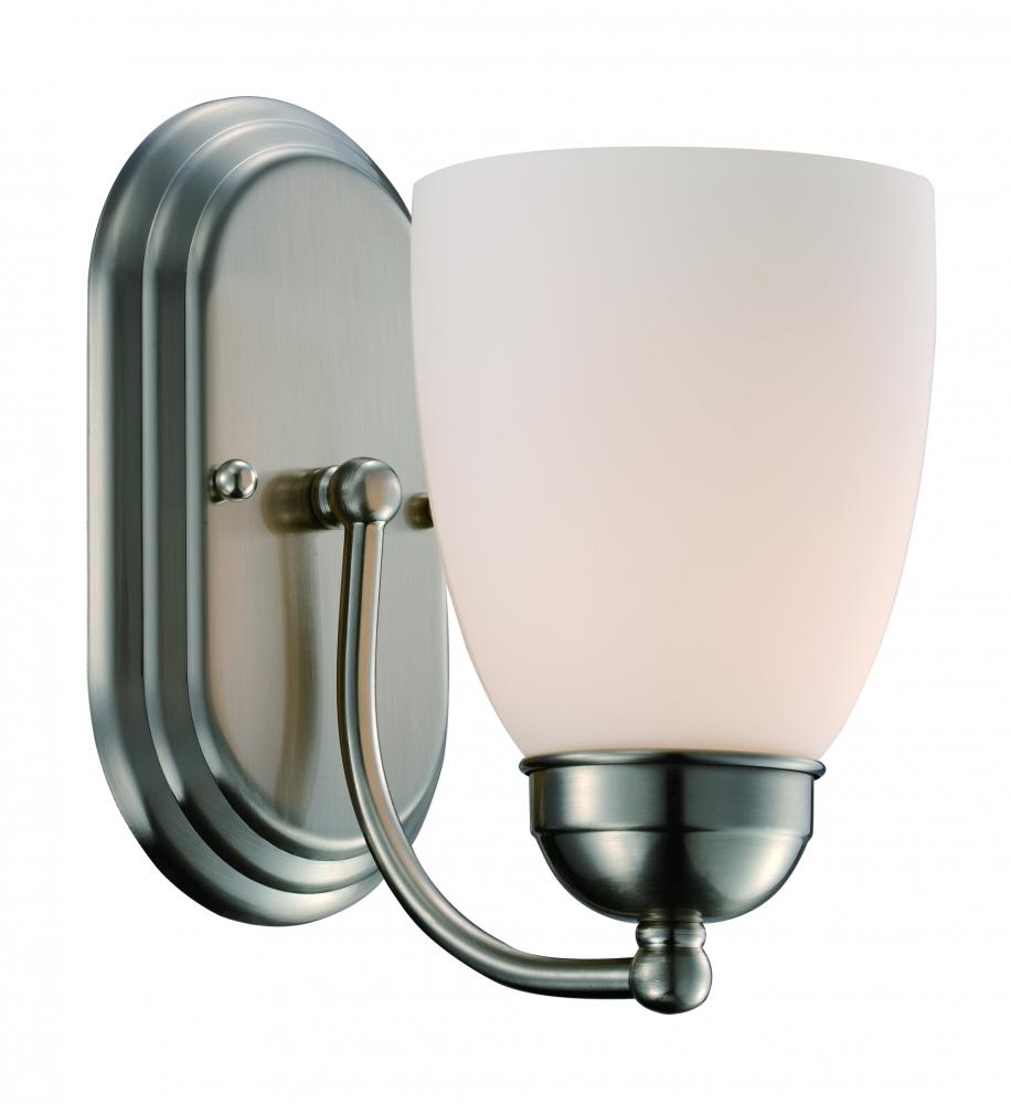 1LT BATH-OPAL GLASS-BN