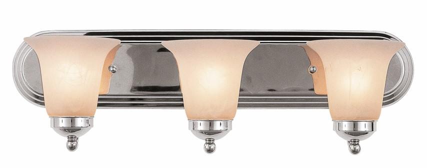 3LT BATH-MRBLZD/BELL GLASS