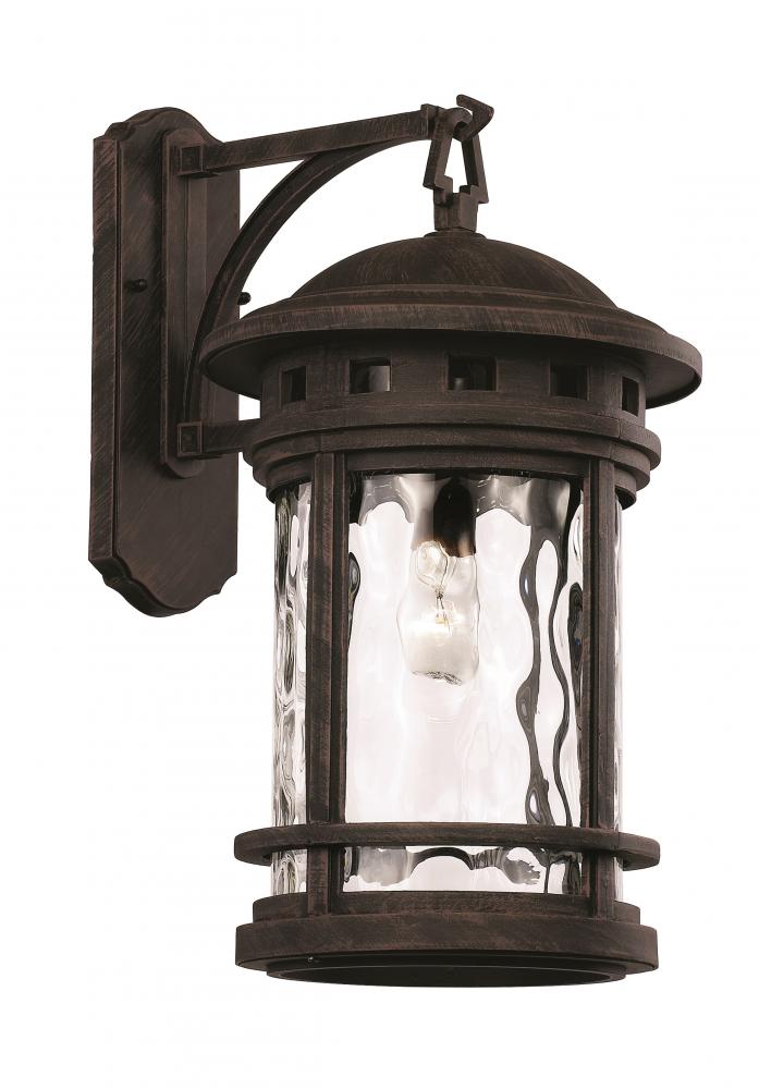 1LT WALL LANTERN-LG-WATER-RT