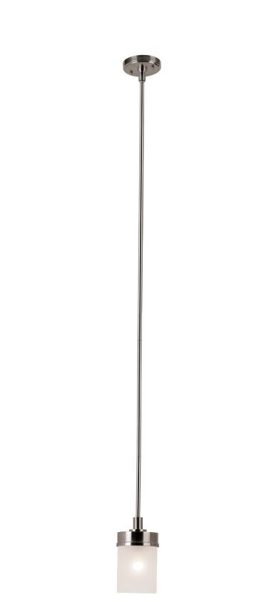 1LT-MINI PENDANT-BRUSHED NICKE