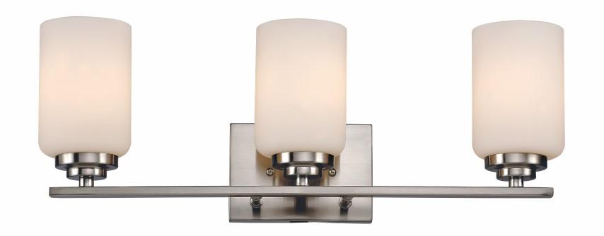 3LT BATH BAR-DOUBLE DISK-BN-OP