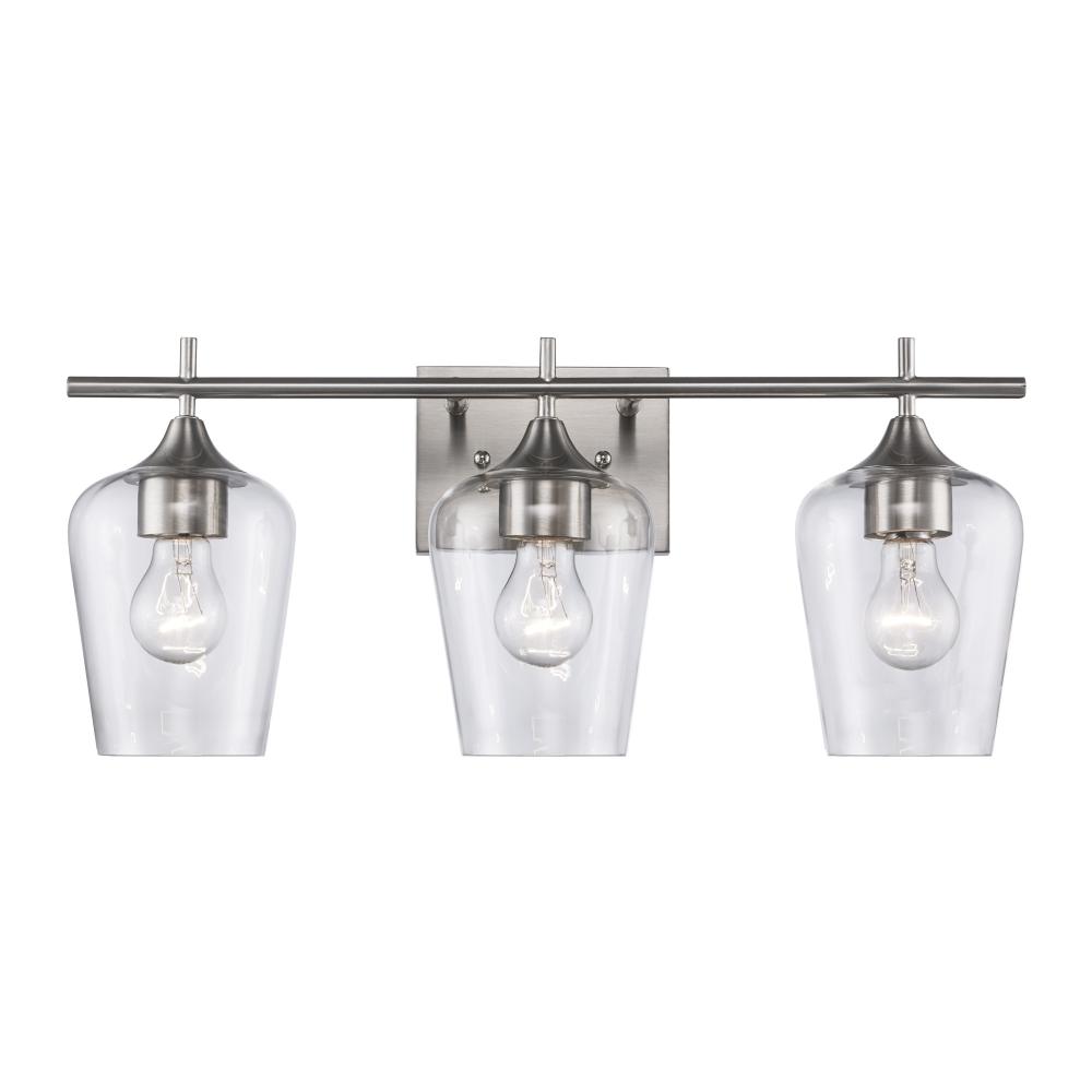 3LT VANITY-CLEAR TULIP-BN