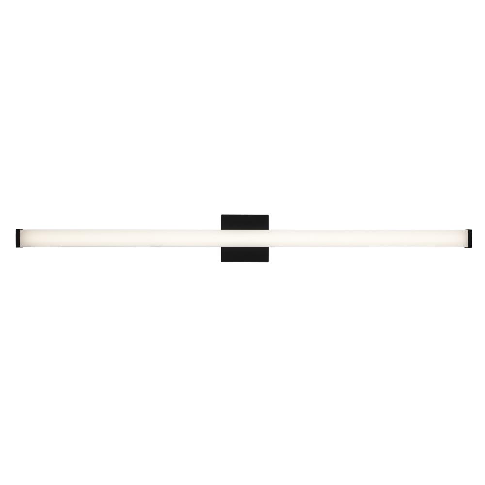 48" LINEAR LED-FROSTED-BK