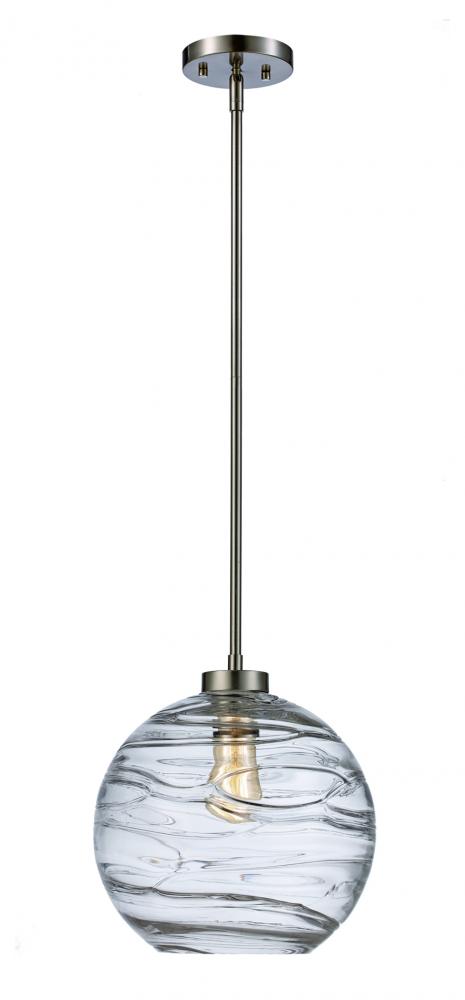 1LT PENDANT ARIEL CL-BN