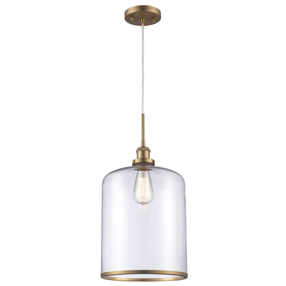 1LT PENDANT-LG DOWN CLEAR SHAD