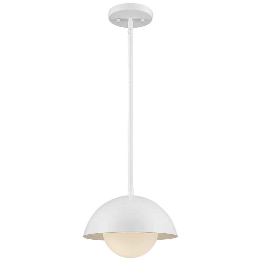1LT PEND-10" METAL SHADE+GLOBE