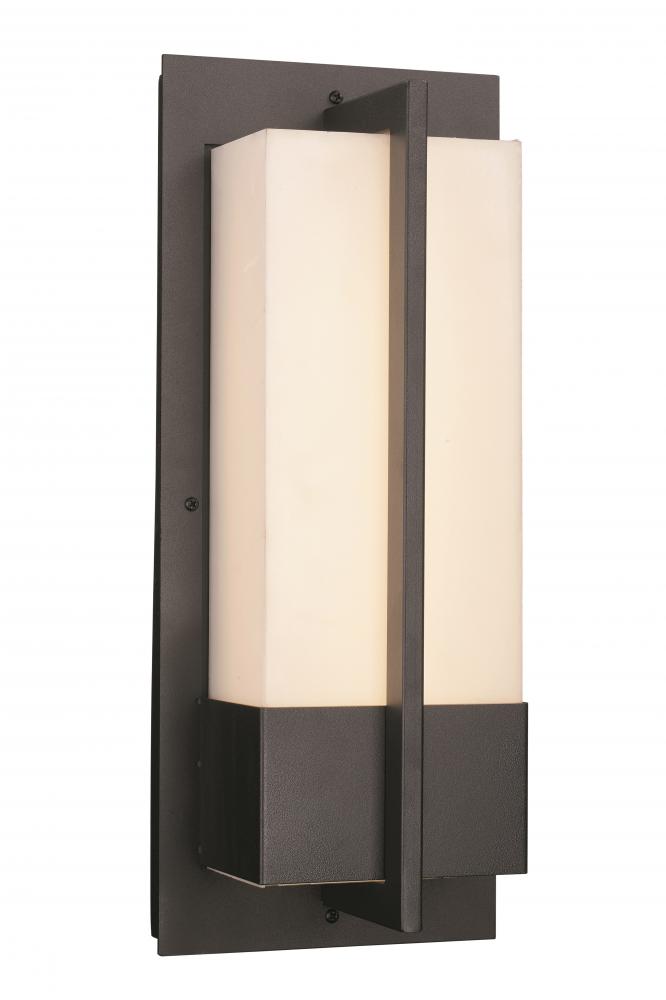 LED OUTD WALL MODERN-MED-BK