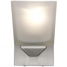 Trans Globe 2801 BN - 1LT WALL- SQUARE FROST GLASS-B