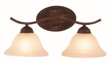 Trans Globe 2826 ROB - 2LT BATHBAR-WAVE- MRBLZD GLS