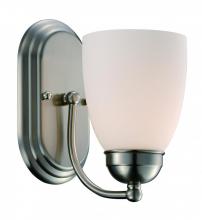 Trans Globe 3501-1 BN - 1LT BATH-OPAL GLASS-BN