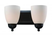Trans Globe 3502-1 ROB - 2LT BATH-OPAL GLASS-ROB