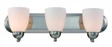 Trans Globe 3503-1 BN - 3LT BATH-OPAL GLASS-BN