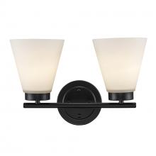 Trans Globe 71802 BK - 2LT VANITY-FLARED GLASS-BK