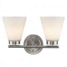 Trans Globe 71802 BN - 2LT VANITY-FLARED GLASS-BN