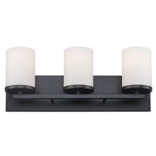 Trans Globe 71843 BK - 3LT VANITY-FLAT DISK-BK