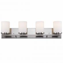 Trans Globe 71844 BN - 4LT VANITY-FLAT DISK-BN