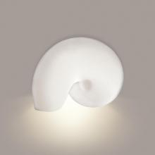 A-19 1103D-WETL - Nautilus Downlight Wall Sconce: Bisque (Wet Location Label)
