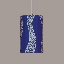 A-19 PM20304-CB-BCC - Passage Pendant Cobalt Blue (Black Cord & Canopy)