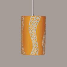 A-19 PM20304-SY-BCC - Passage Pendant Sunflower Yellow (Black Cord & Canopy)