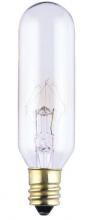 Westinghouse 0388200 - 15W T6 Incandescent Clear E12 (Candelabra) Base, 130 Volt, Box