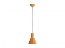 Golden 3133-P8 EY-GY - Faroe 8" LED Pendant in Earth Yellow/Grey