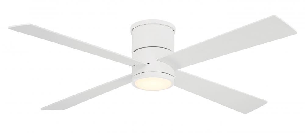 FALCO FLUSH - 54" LED FLUSH MOUNT CEILING FAN