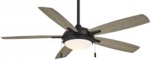 Minka-Aire F534L-CL/SG - LUN-AIRE- 50" CEILING FAN W/ LED LIGHT KIT
