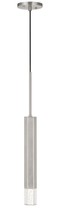 CAL Lighting FX-3723-1P-BS - 24" Height Aluminum Cast Pendant in Brushed Steel Finish